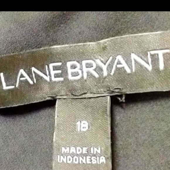 Lane Bryant Plus Size Black Dress Top - Picture 8 of 10